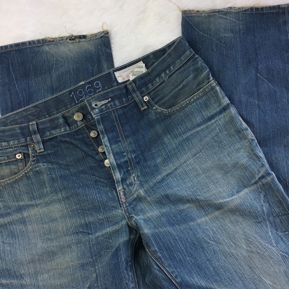 men's button up fly jeans